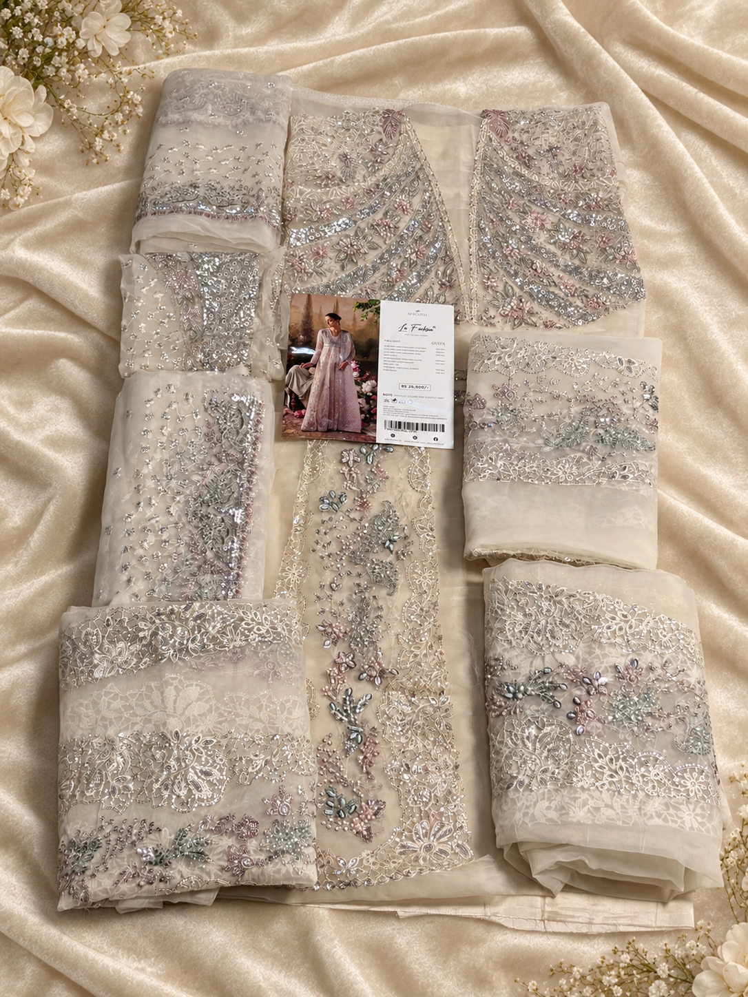 QUEEN | UNSTITCHED 3 PIECE